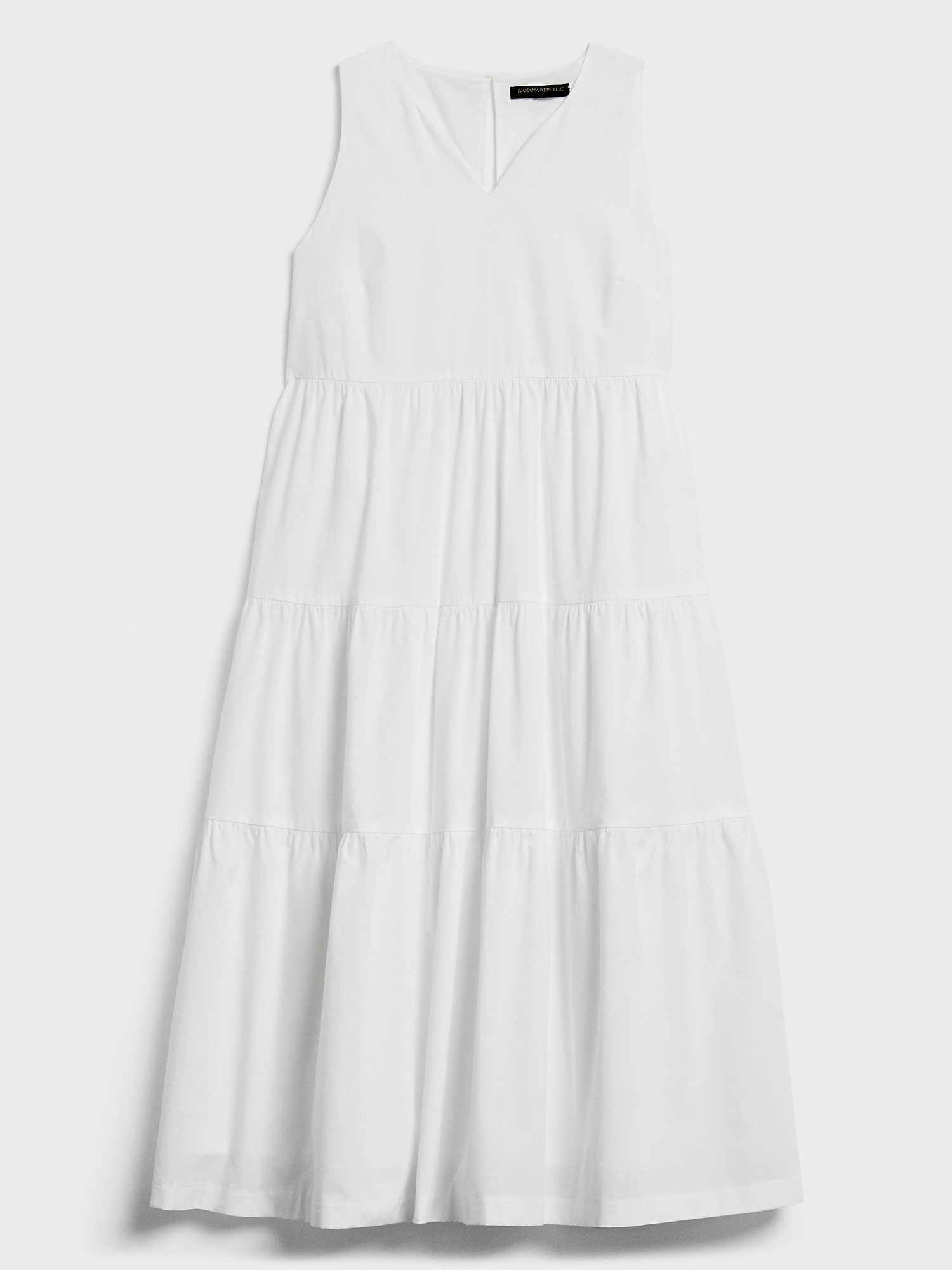 white organic cotton dress