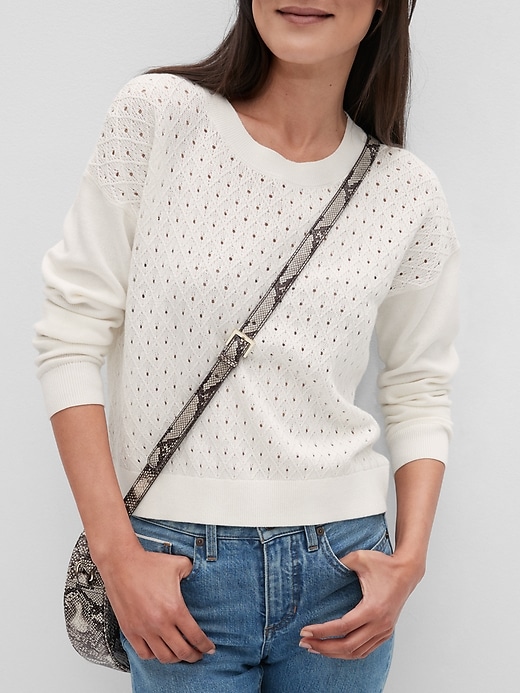 Textured Crew-Neck Sweater | Banana Republic Factory