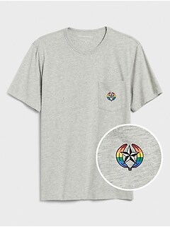 shirt mens emblem pride pocket banana republic tees graphic factory gray instead try bananarepublicfactory