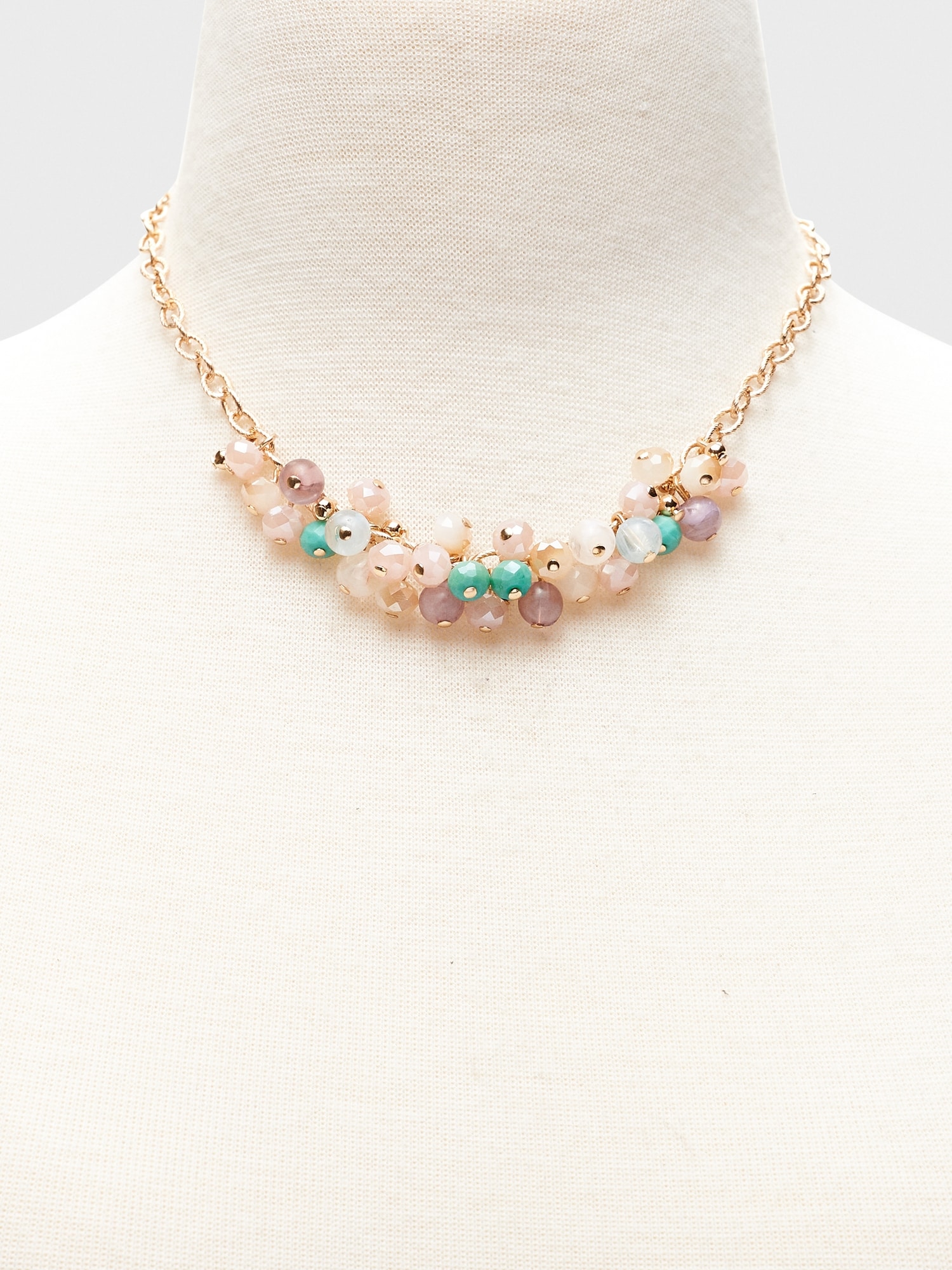 Beaded Cluster Necklace