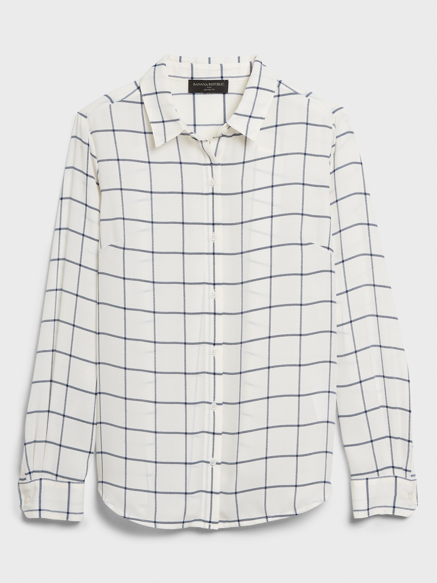 Drapey Classic Shirt Banana Republic Factory