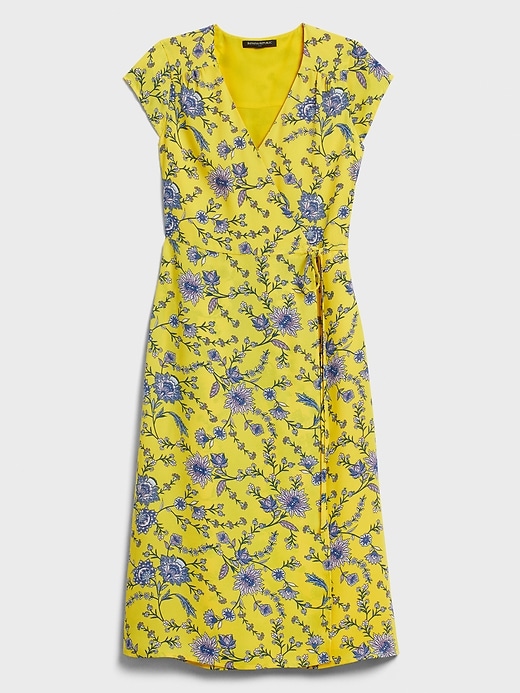 Wrap Midi Dress Banana Republic Factory