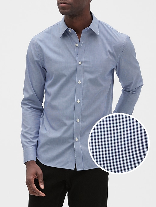 Slim-Fit Untucked Non-Iron Shirt | Banana Republic Factory