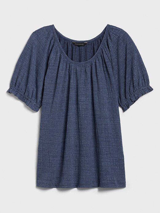 texture & thread peasant top