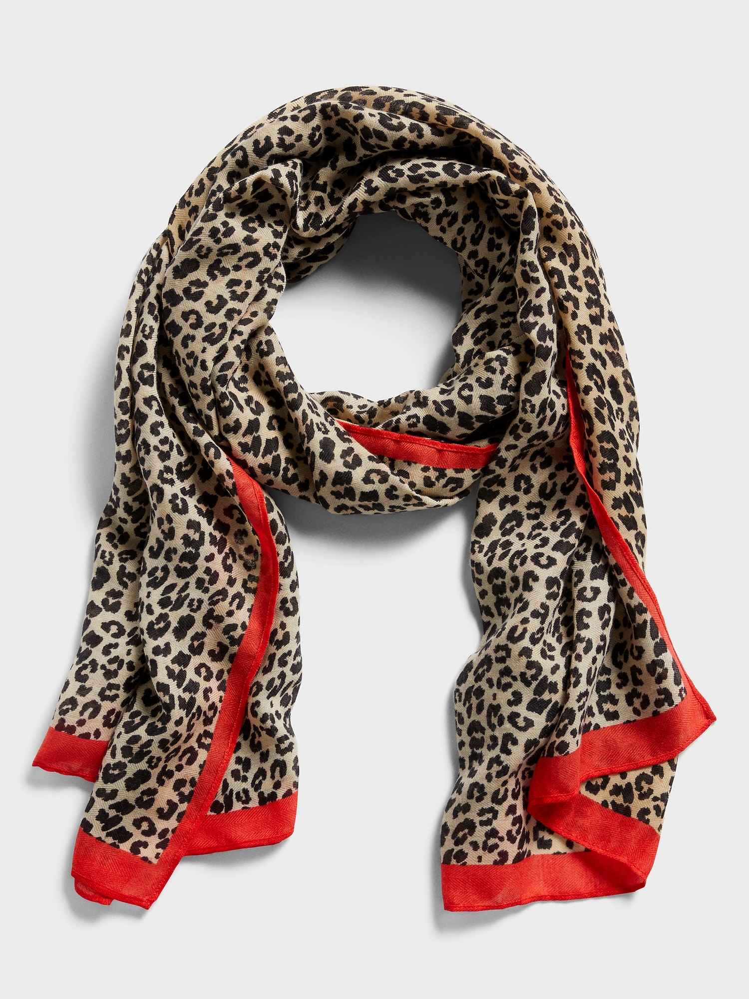 Leopard Print Scarf Banana Republic Factory