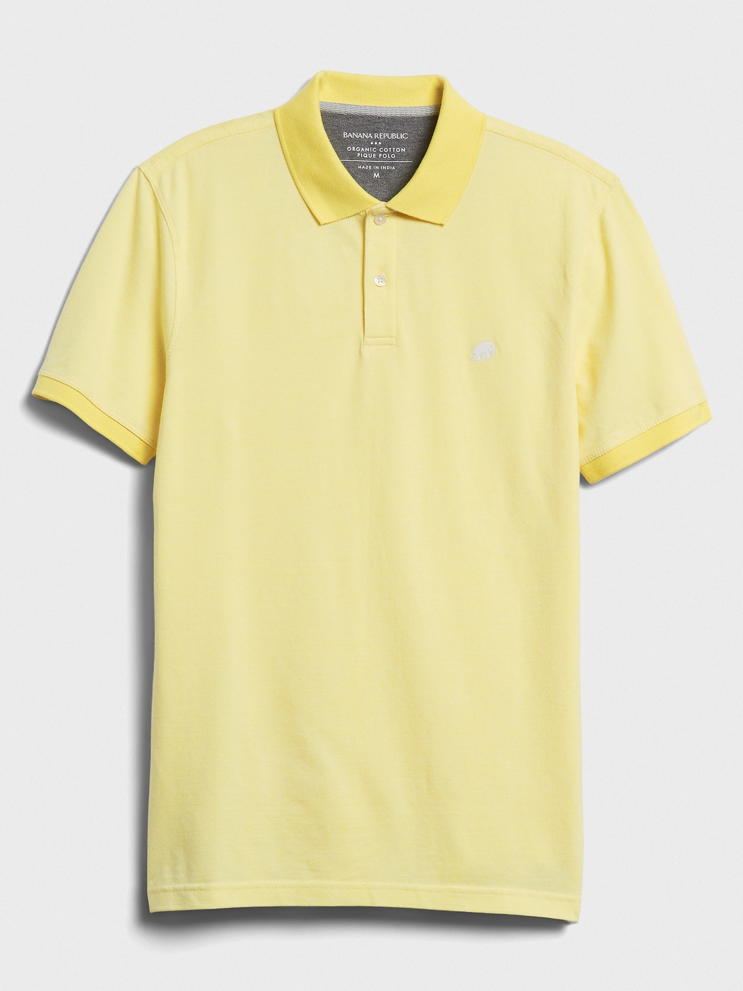 birdseye organic cotton pique polo