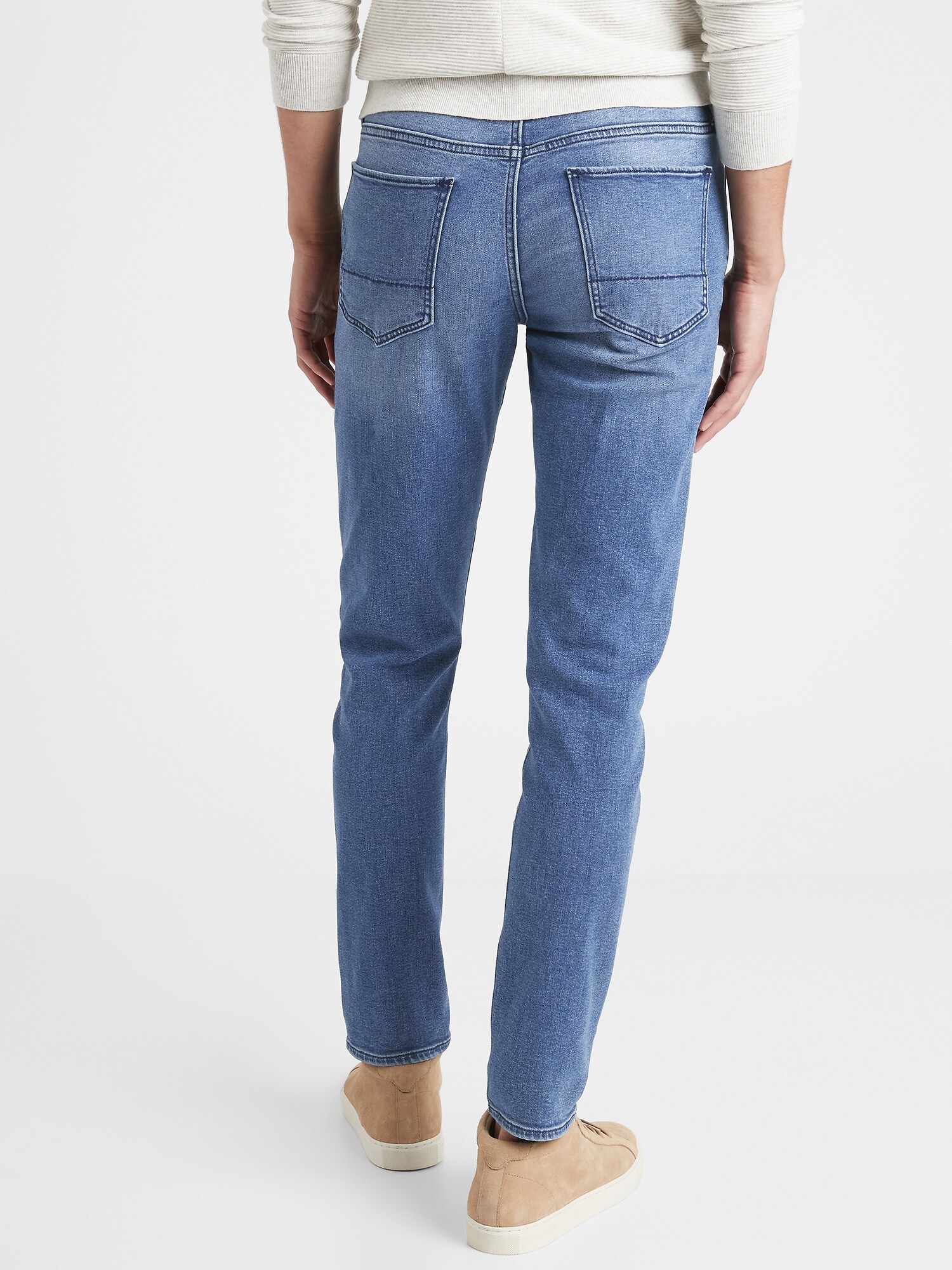 SkinnyFit Medium Wash Travel Jean Banana Republic Factory