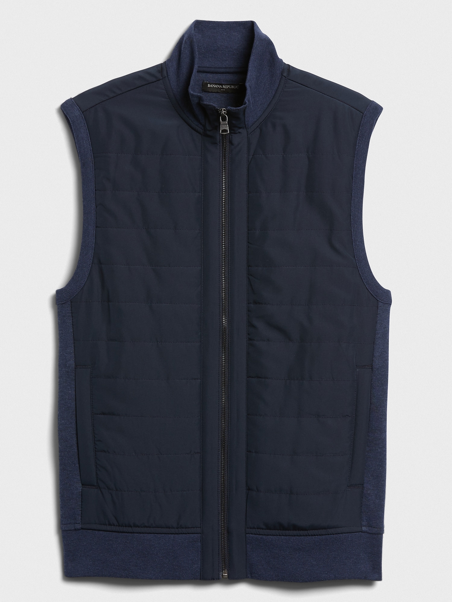 Quilted Mixed Media Vest