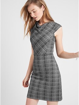 tartan sheath dress