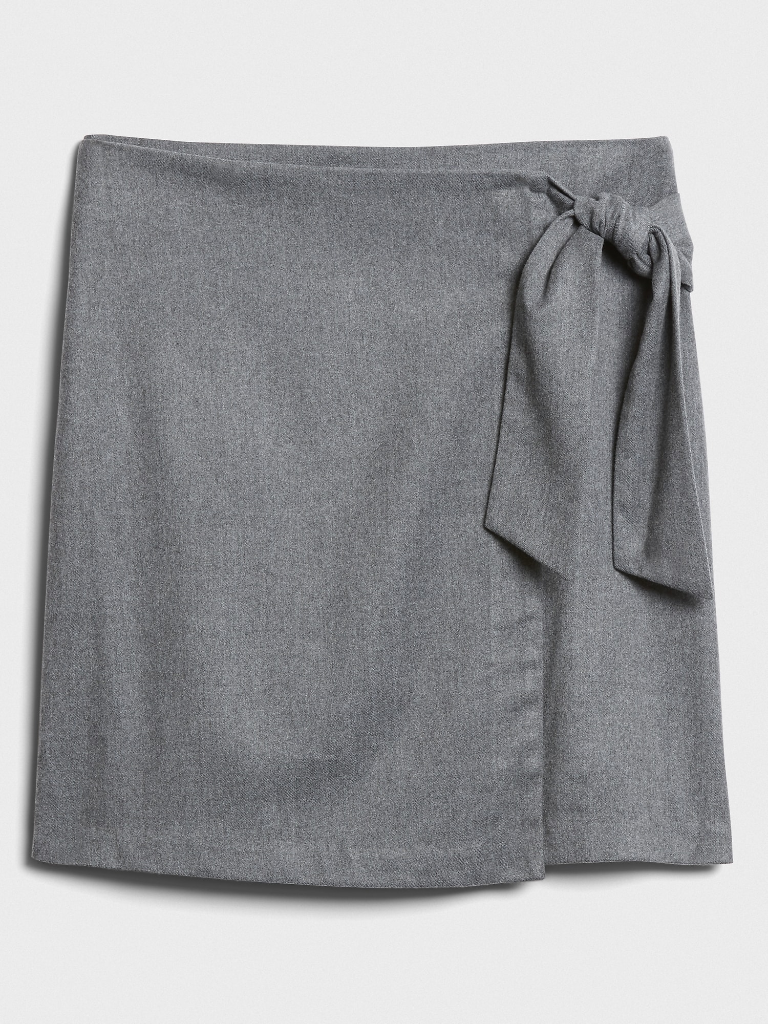 Flannel Wrap A-Line Skirt