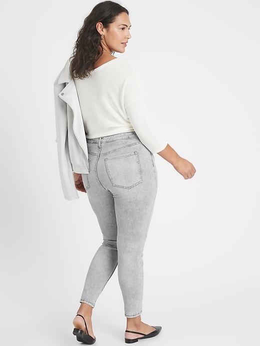 Skinny Jeans Jeans For Curvy Petites Petite Curvy Mid-Rise Grey