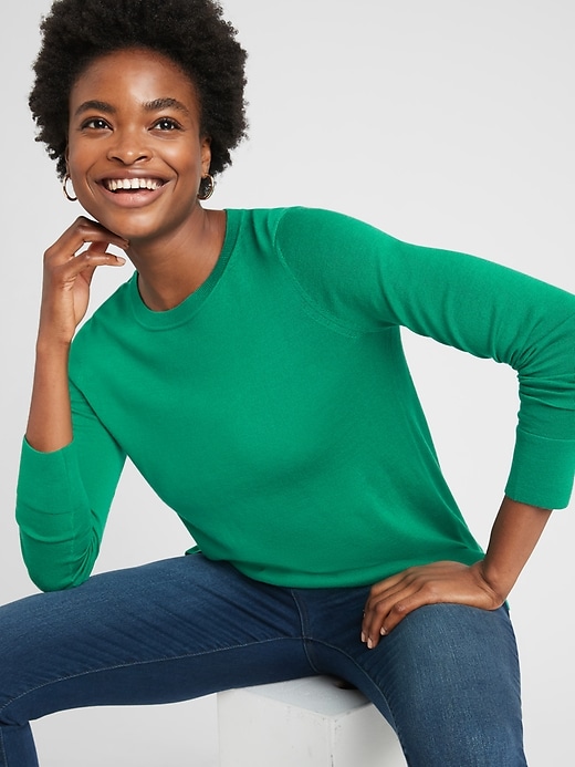 Petite green sweater best sale