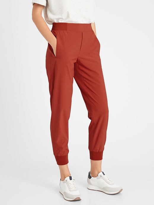 banana republic mixed media jogger pant