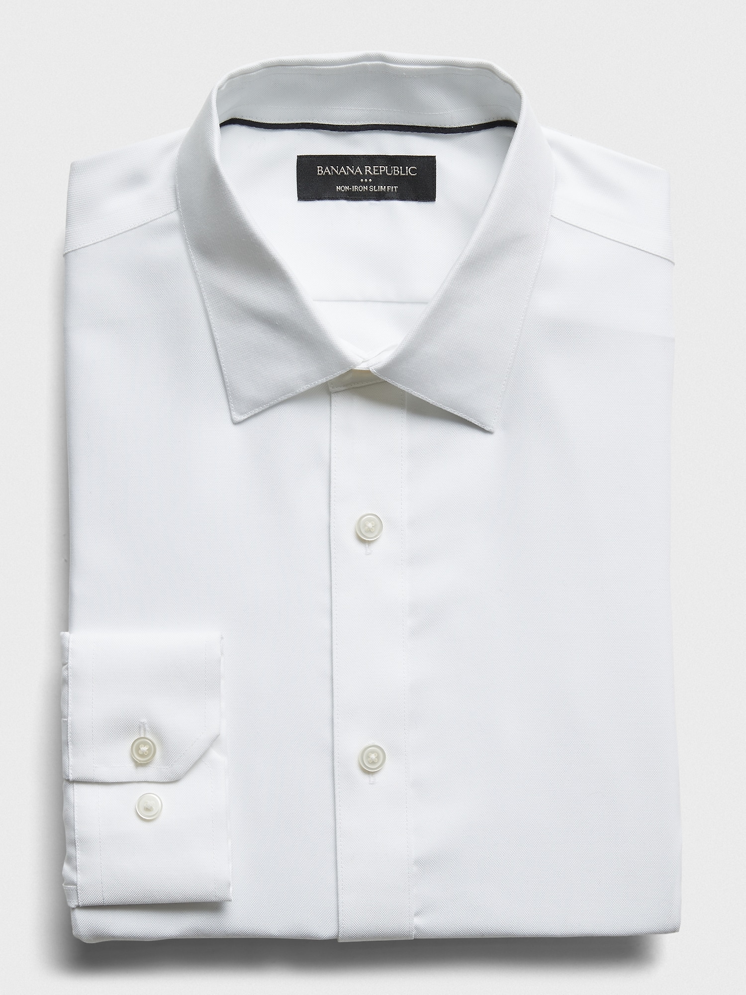 Buttoned Down Slim-fit Stretch Twill Non-Iron Dress Shirt Hombre Marca