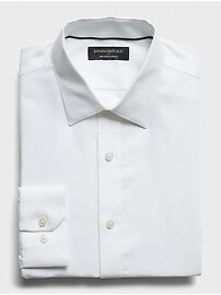 Slim-Fit Non-Iron White Shirt