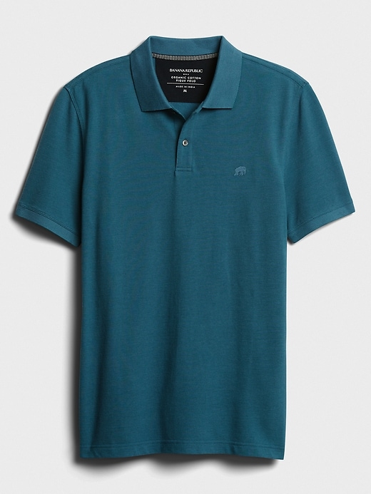 Birdseye Made with Organically Grown Cotton Pique Polo