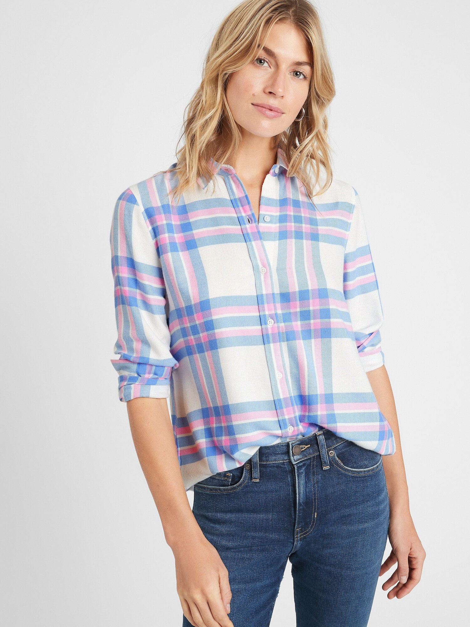 Boyfriend Flannel Shirt | Banana Republic Factory