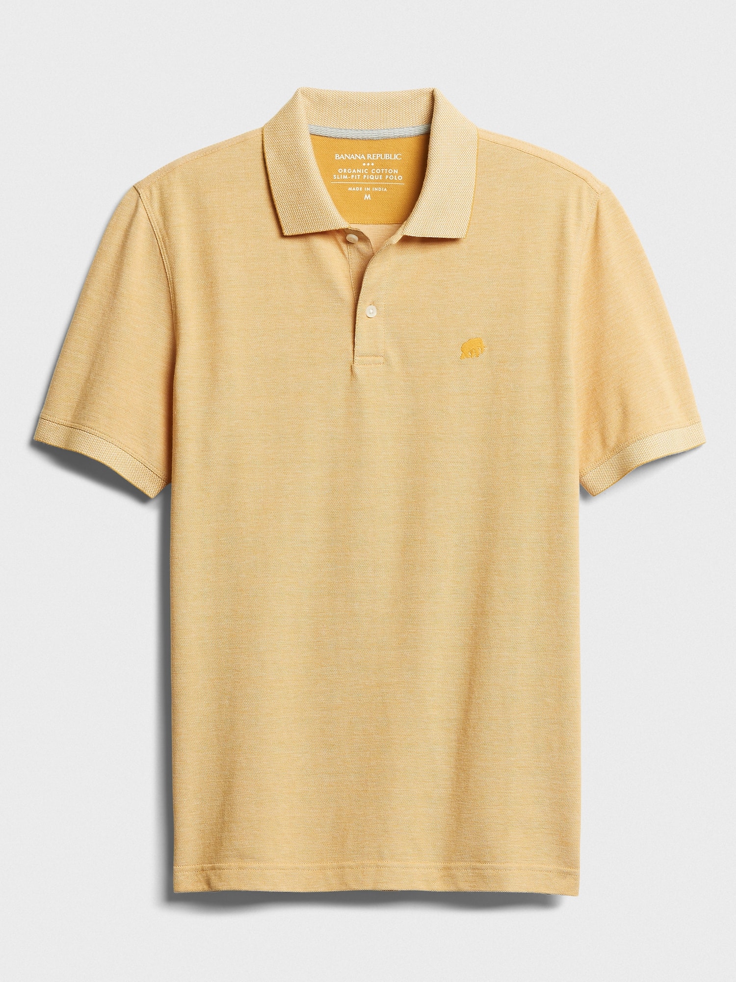 birdseye organic cotton pique polo