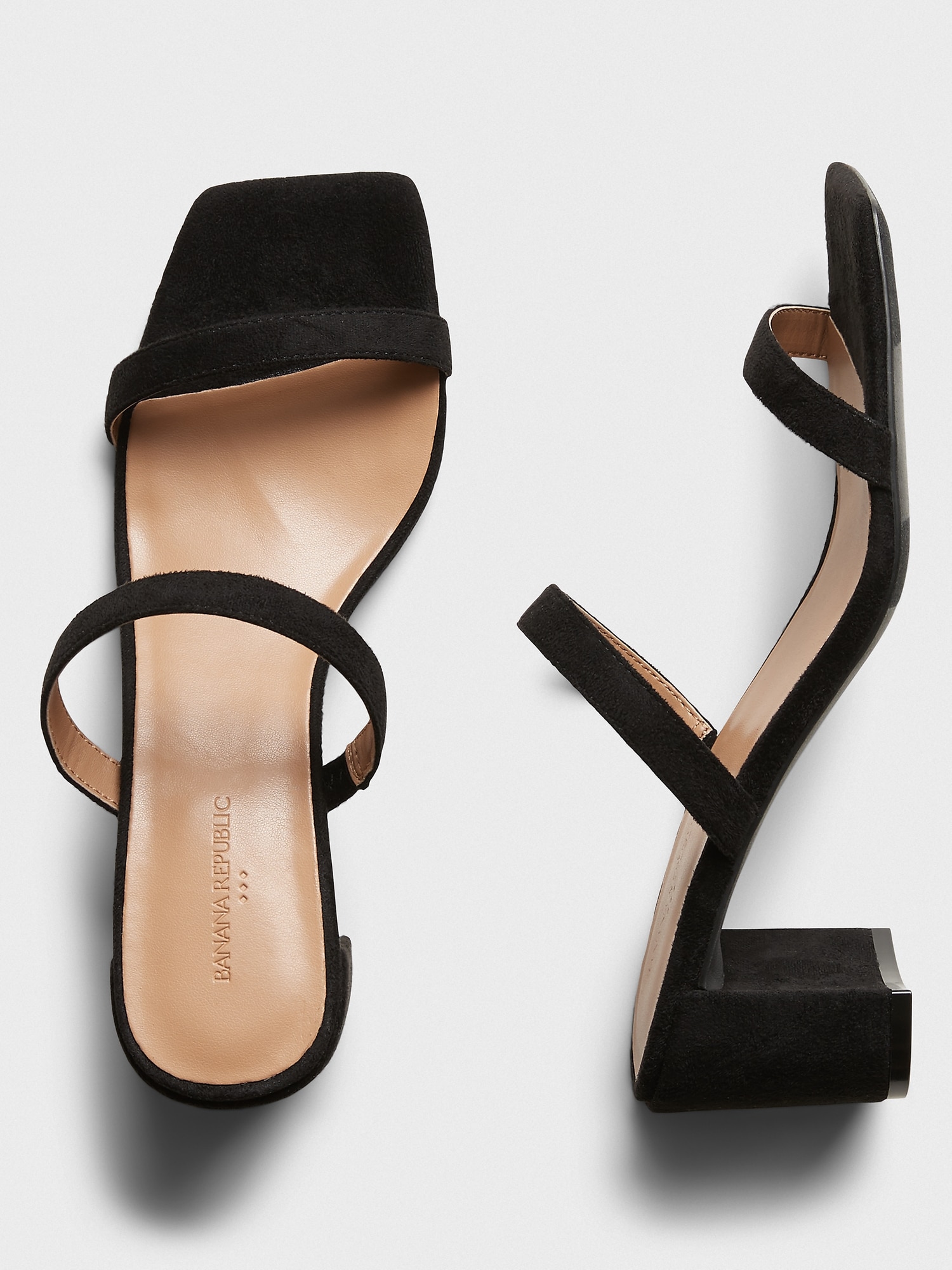 Sandals with store two straps across