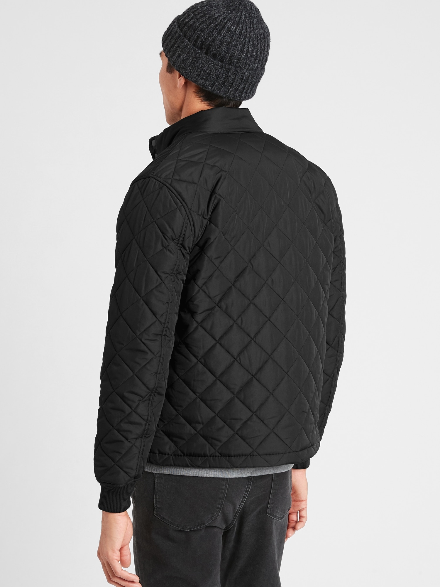 Water Resistant Quilted Puffer Jacket