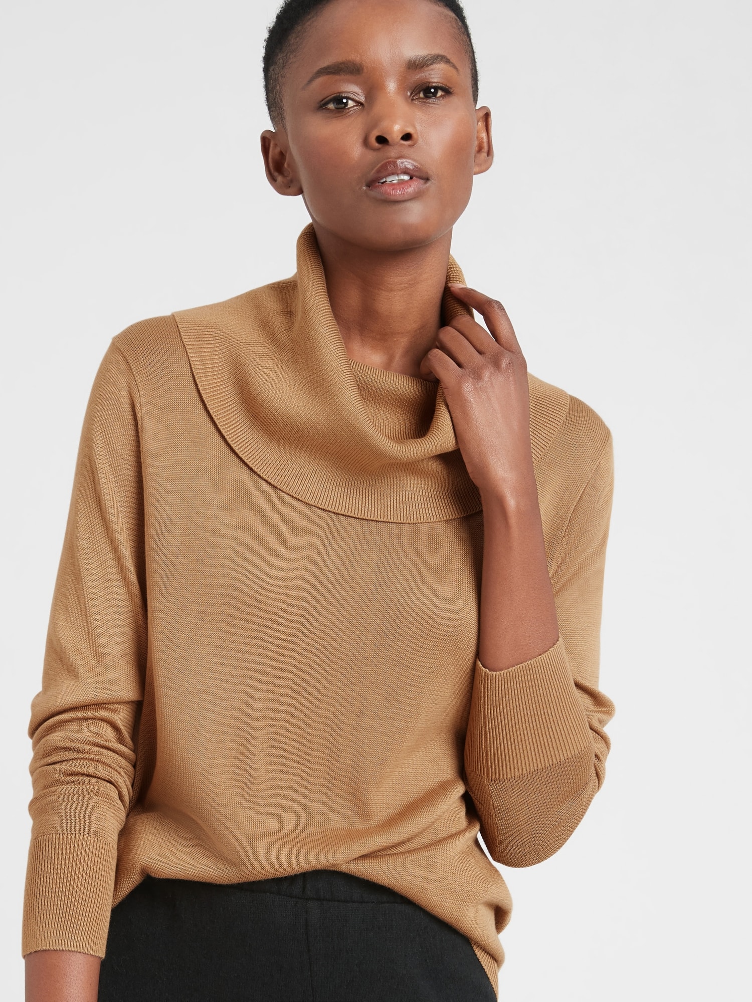 Petite cowl sale neck sweater