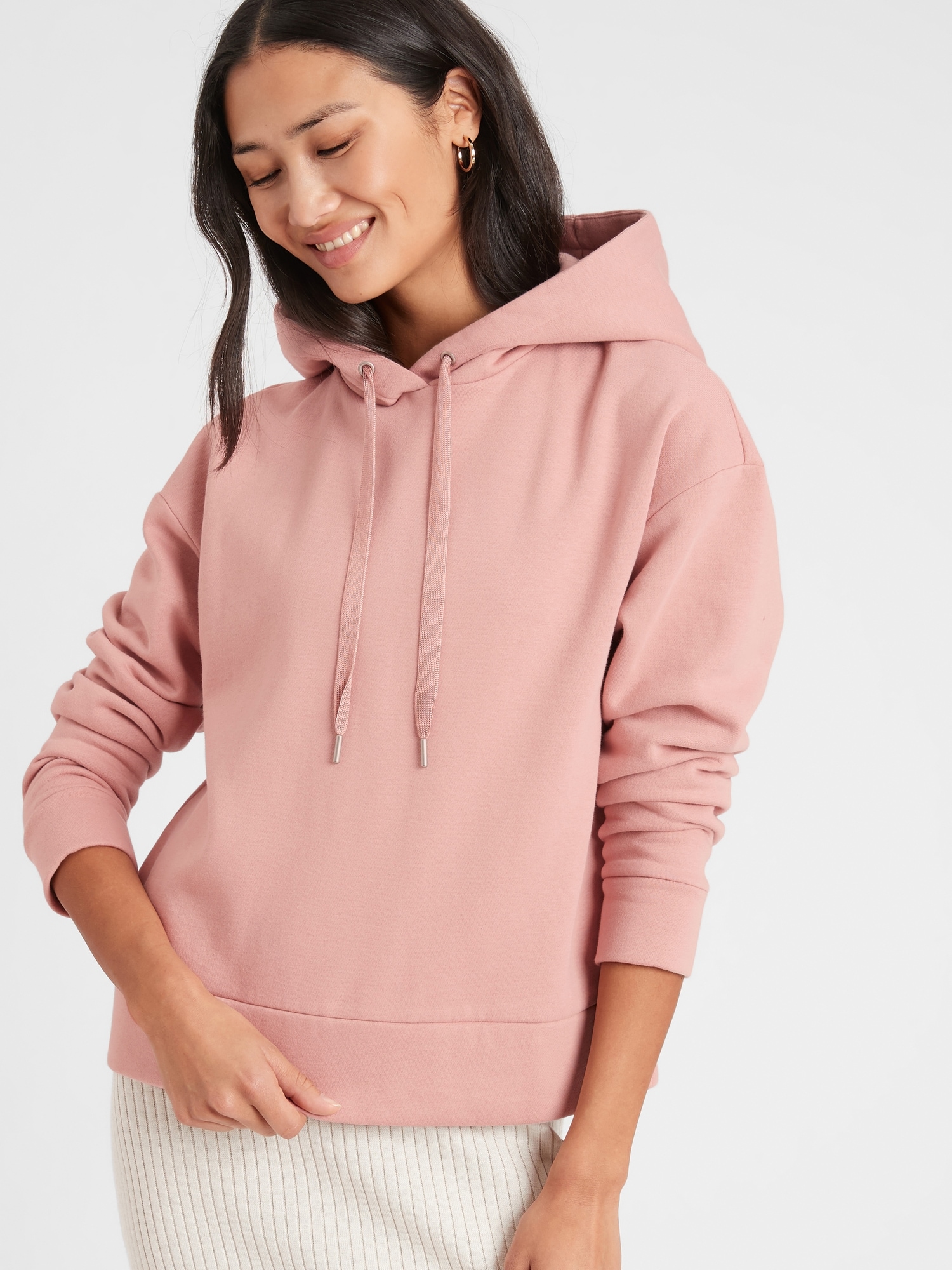 Petite on sale fleece hoodie