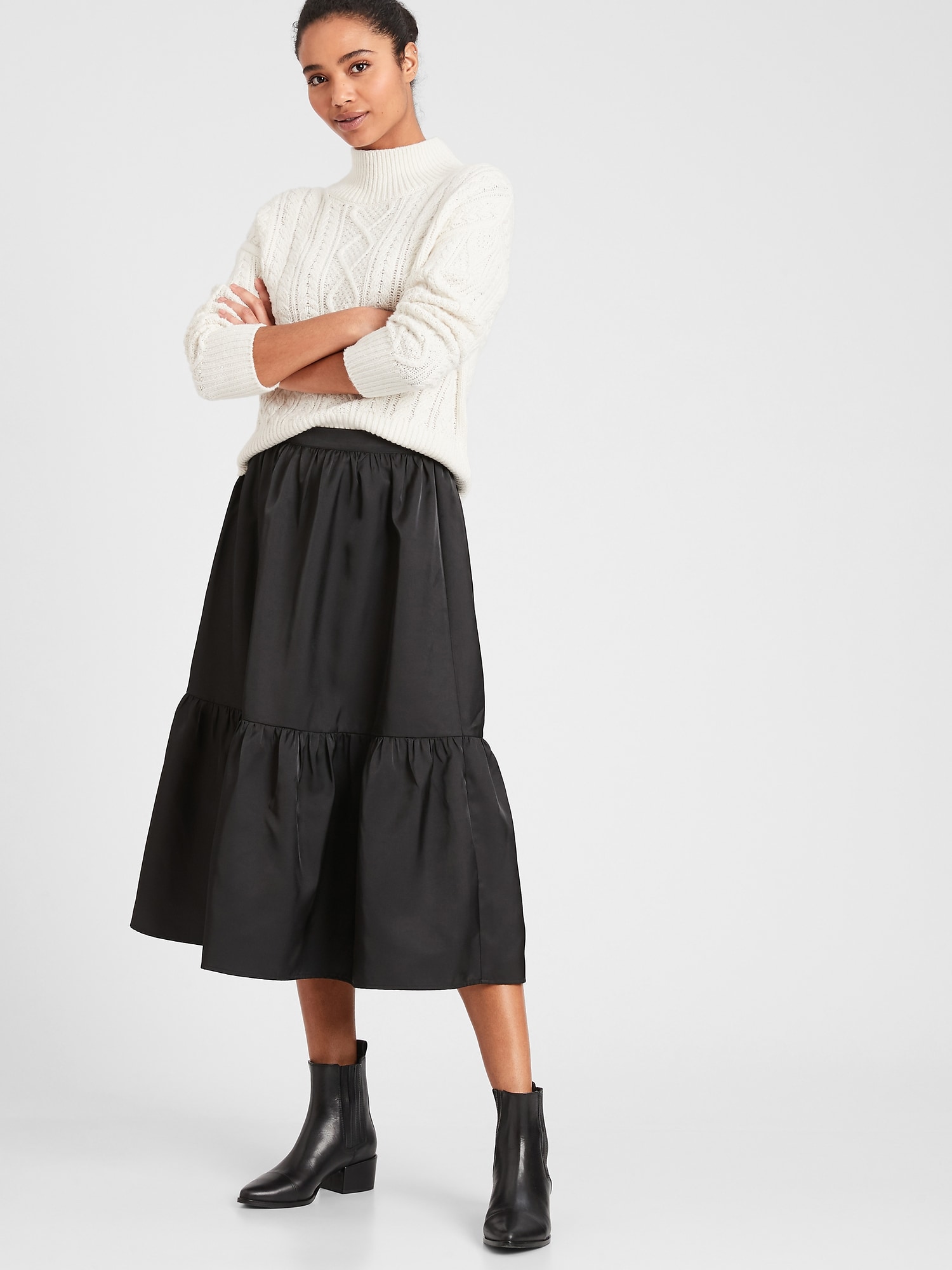 Petite midi skirt xxl best sale