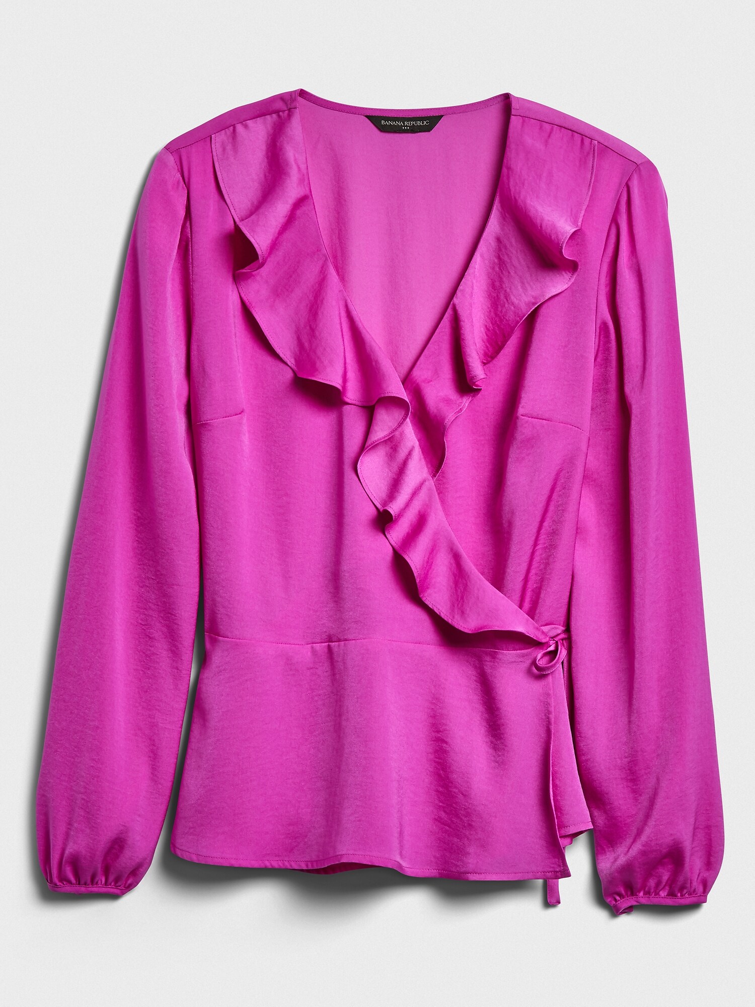 ruffle wrap top