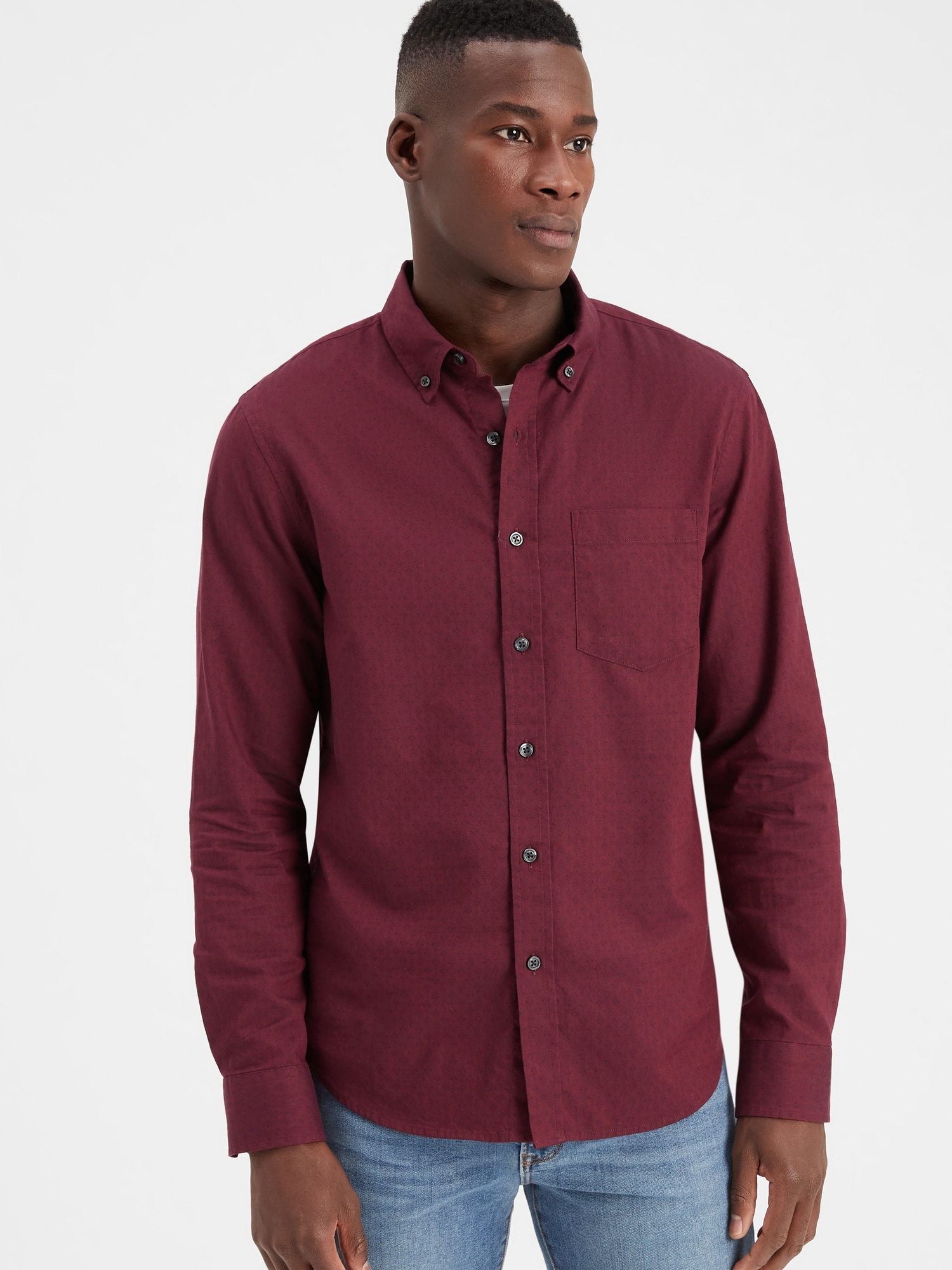 banana republic mens oxford shirt