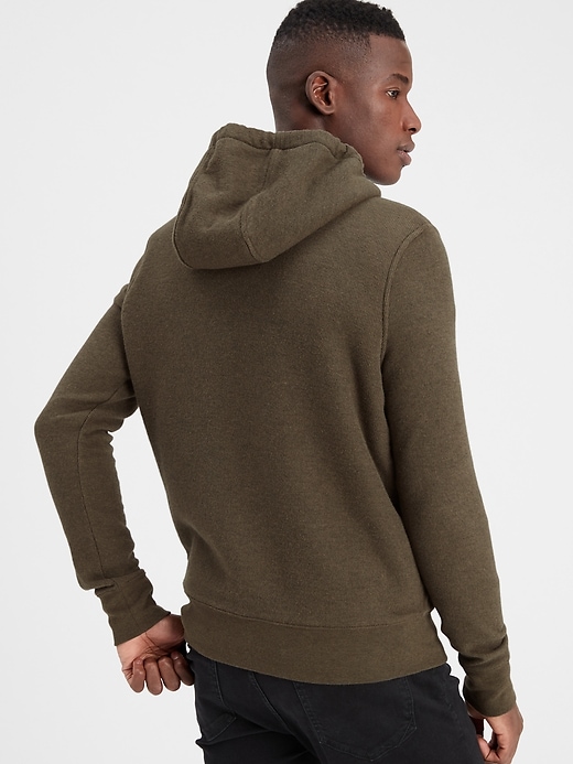 Eco Sherpa Lined Hoodie Sweatshirt Banana Republic Factory