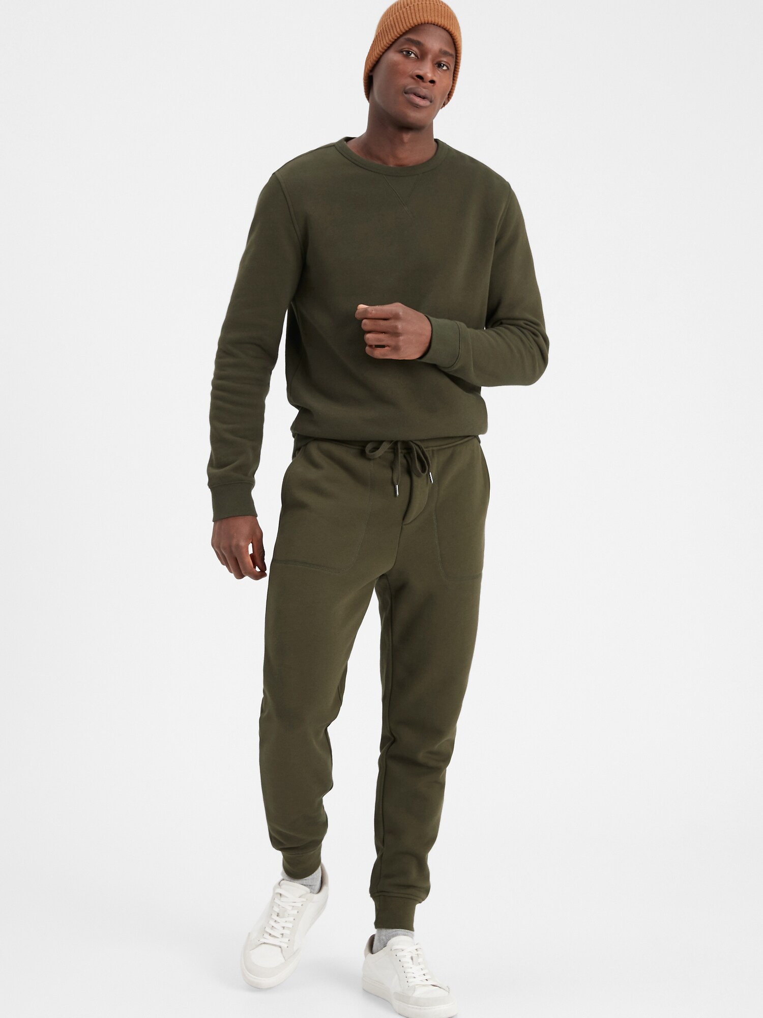 knit sweater jogger set