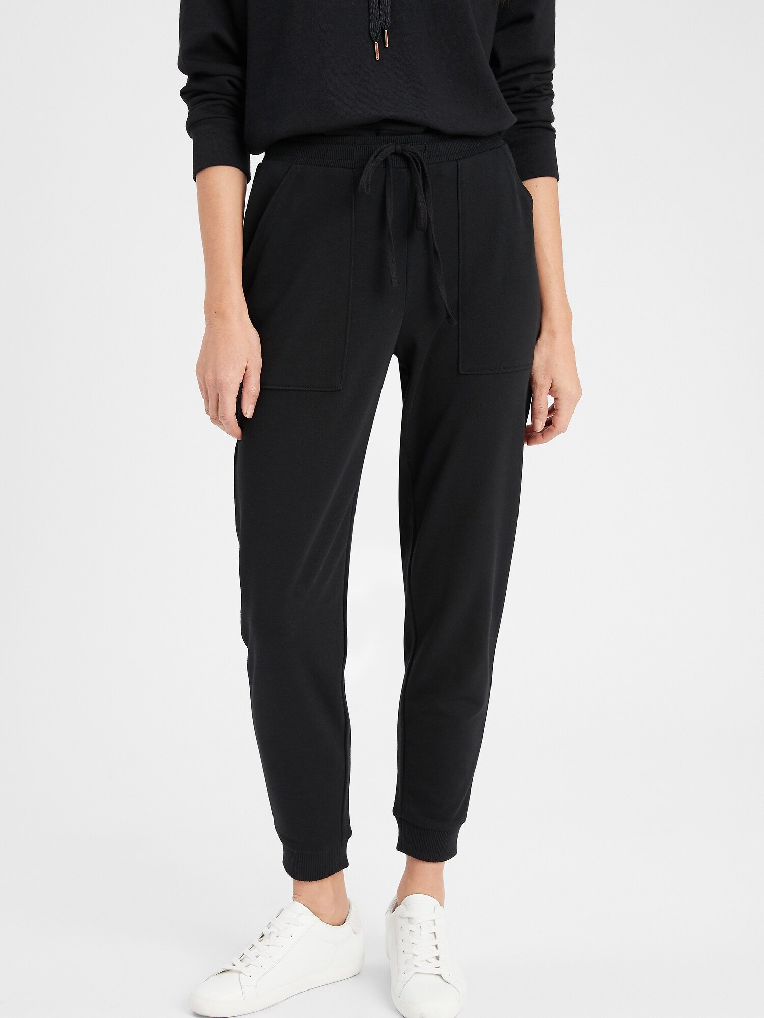 Petite Knit Terry Jogger Pant