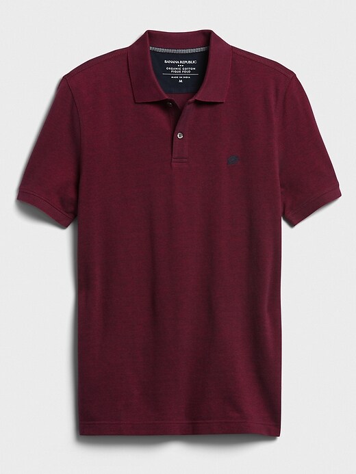 Birdseye Made with Organically Grown Cotton Pique Polo