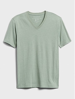 banana republic premium wash tee v neck