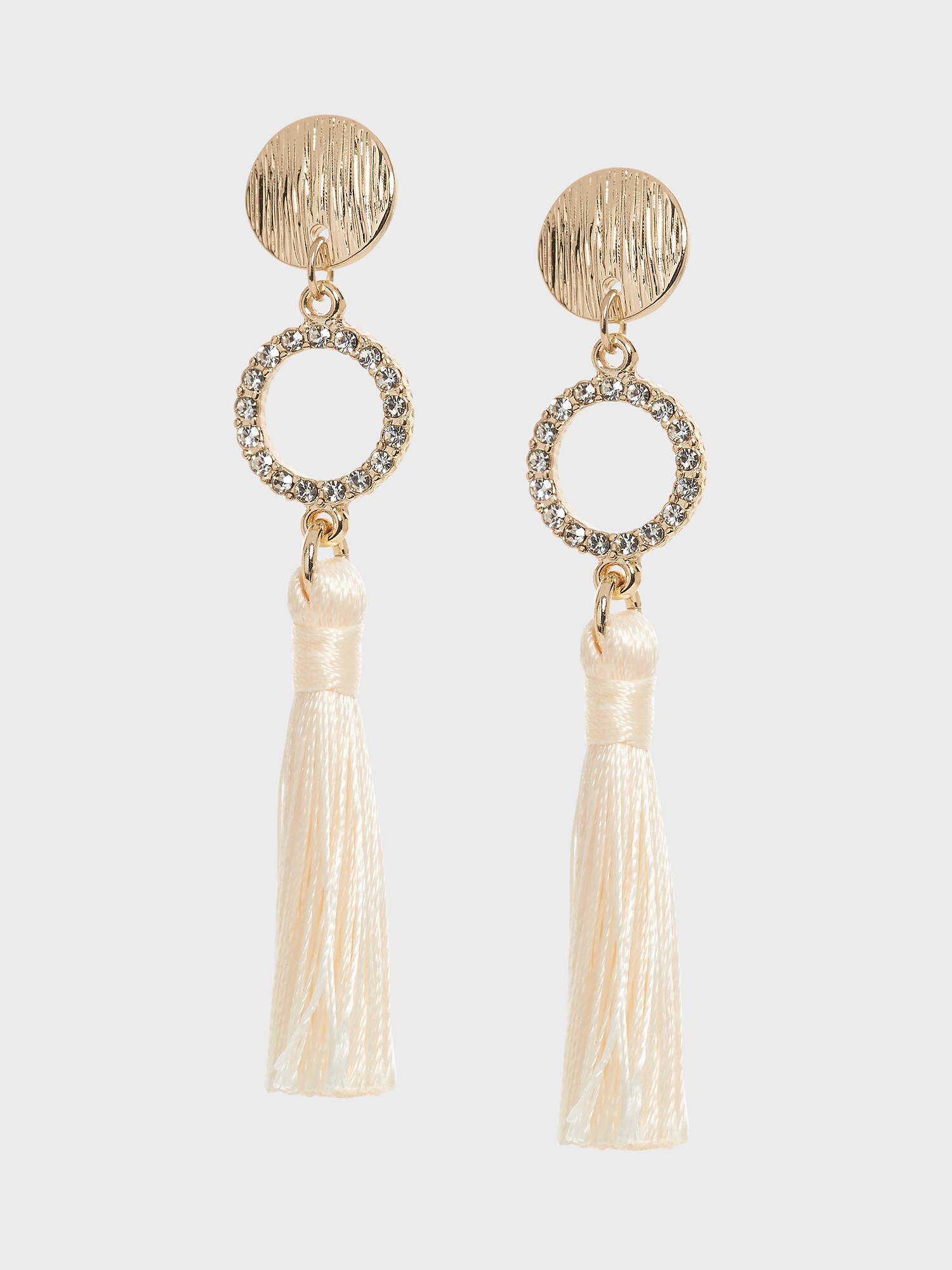 Pave Tassel Earrings