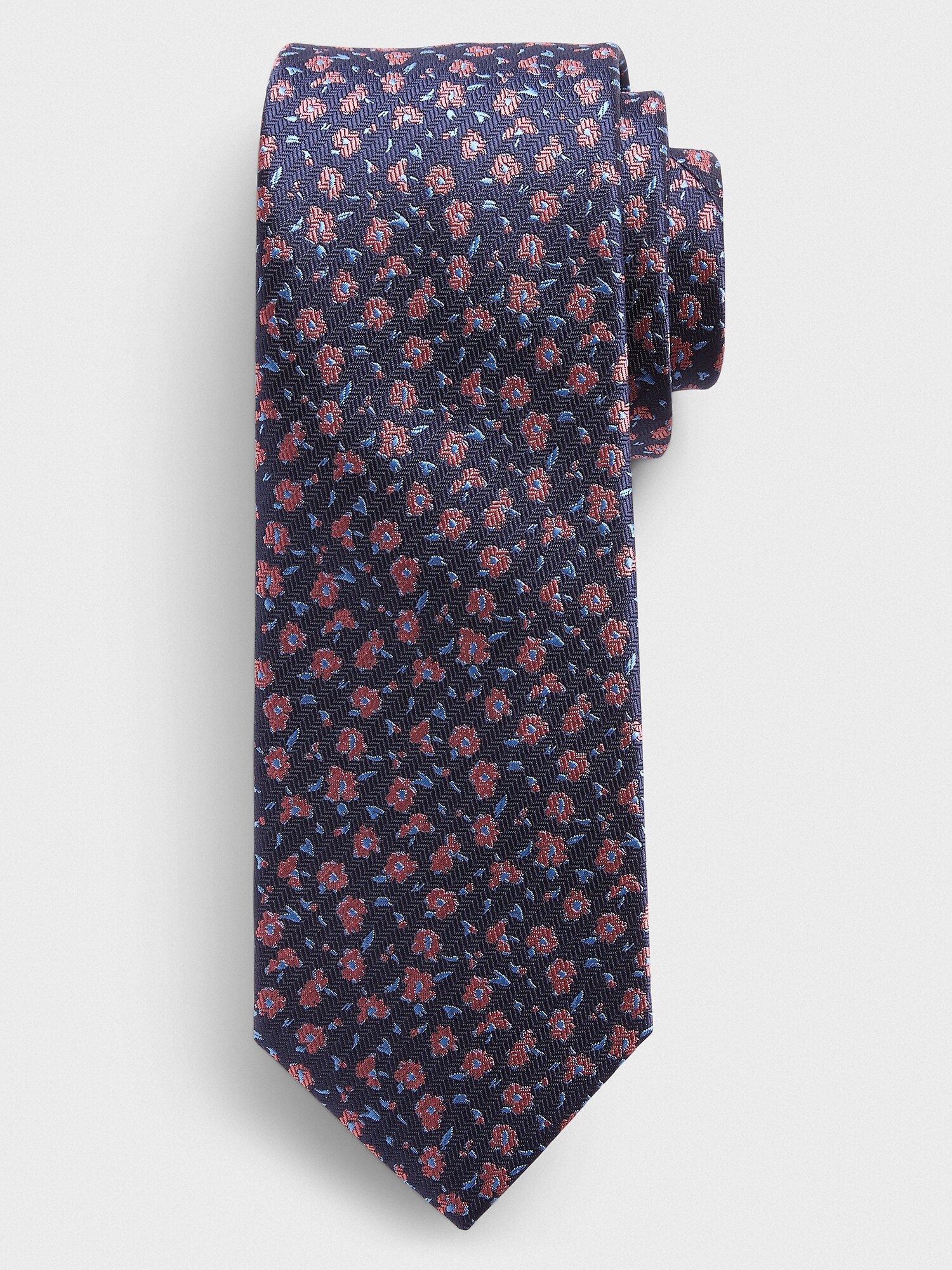Mini Floral Print Tie