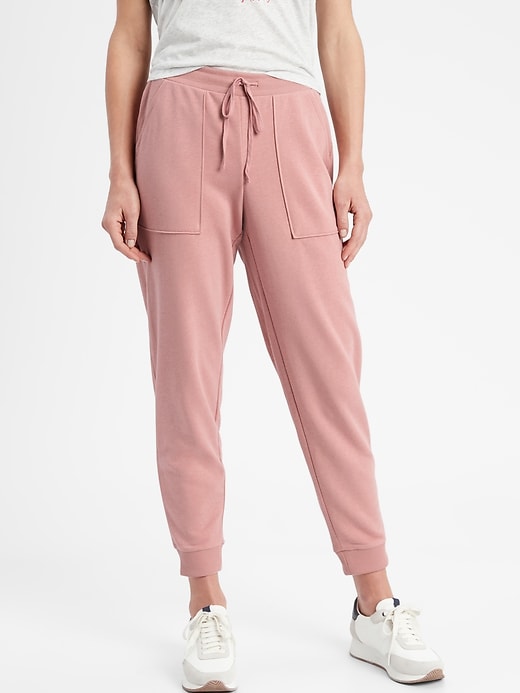 Knit Terry Jogger Pant Banana Republic Factory
