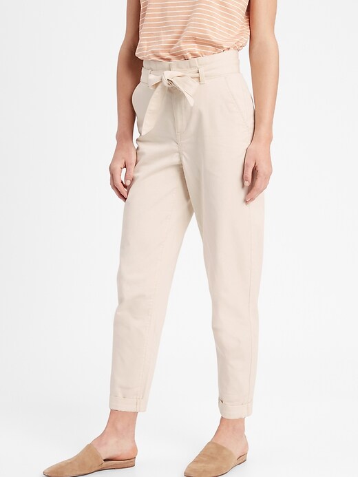 TieWaist Barrel Pant Banana Republic Factory