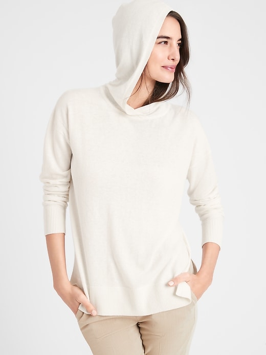 Split Hem Sweater Hoodie Banana Republic Factory