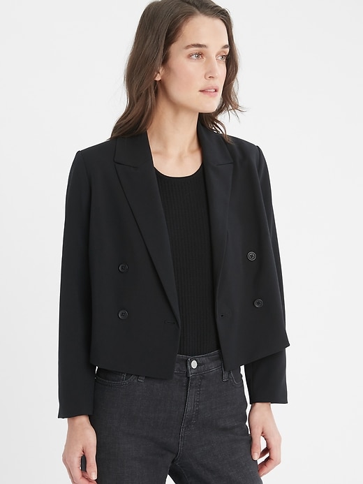 Petite hotsell cropped blazer