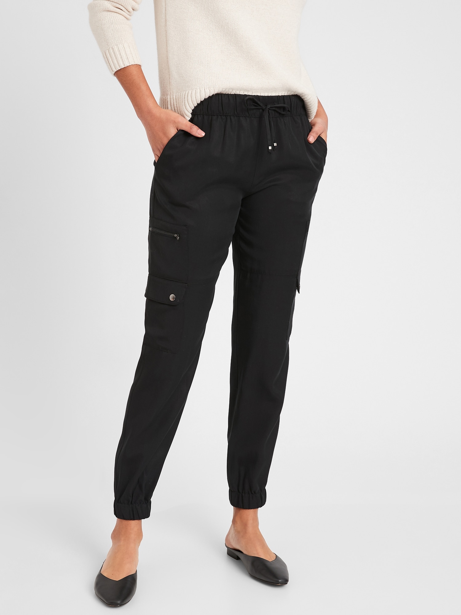 Banana republic tencel soft cargo pant Clearance
