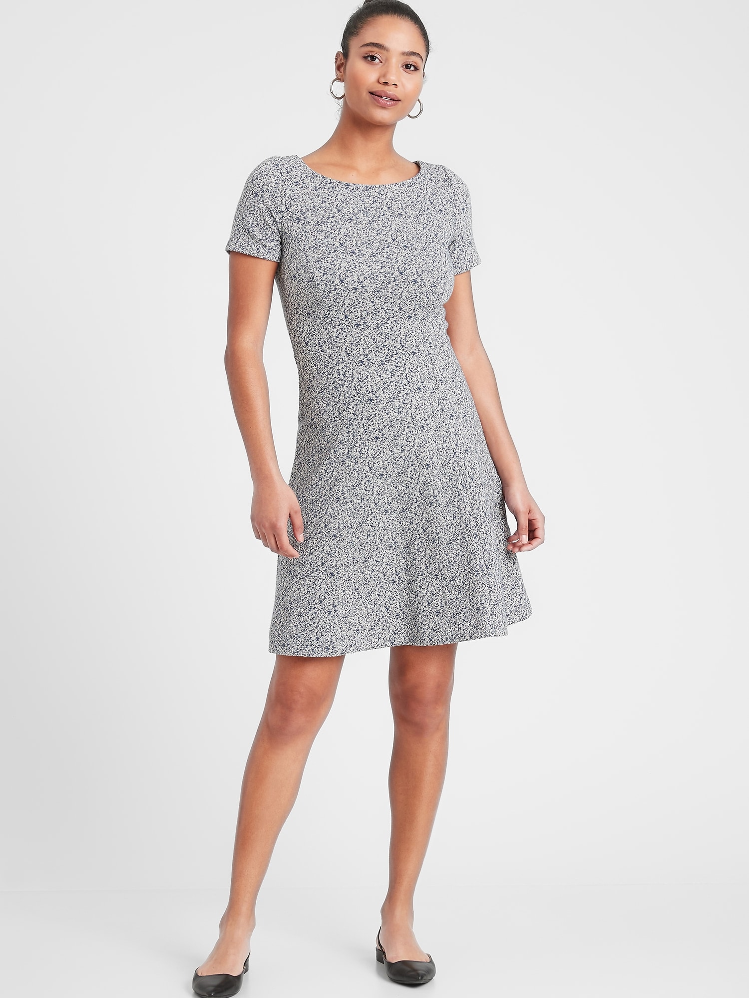 petite flare dress