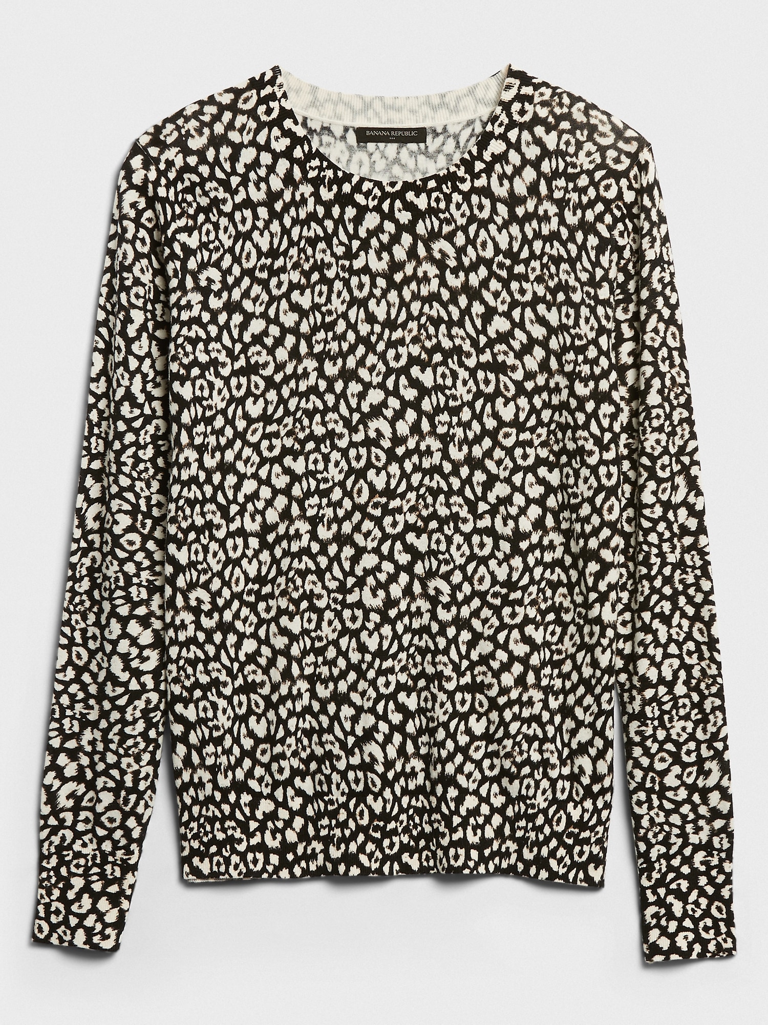 Leopard Crew-Neck Sweater