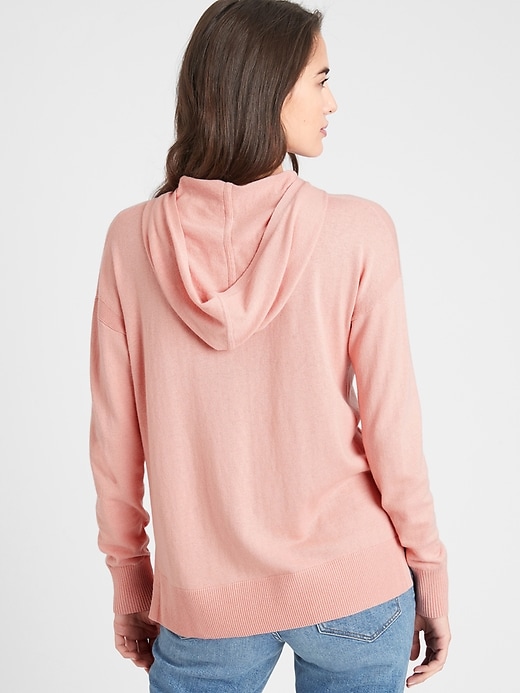 Petite Pullover Hoodie Women's Petite Split Hem Sweater