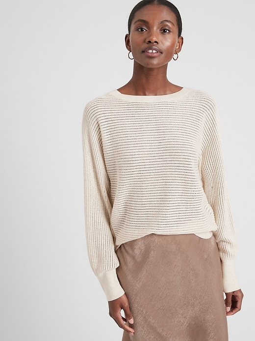 Dolman Sleeve Boat Neck Sweater Banana Republic Factory