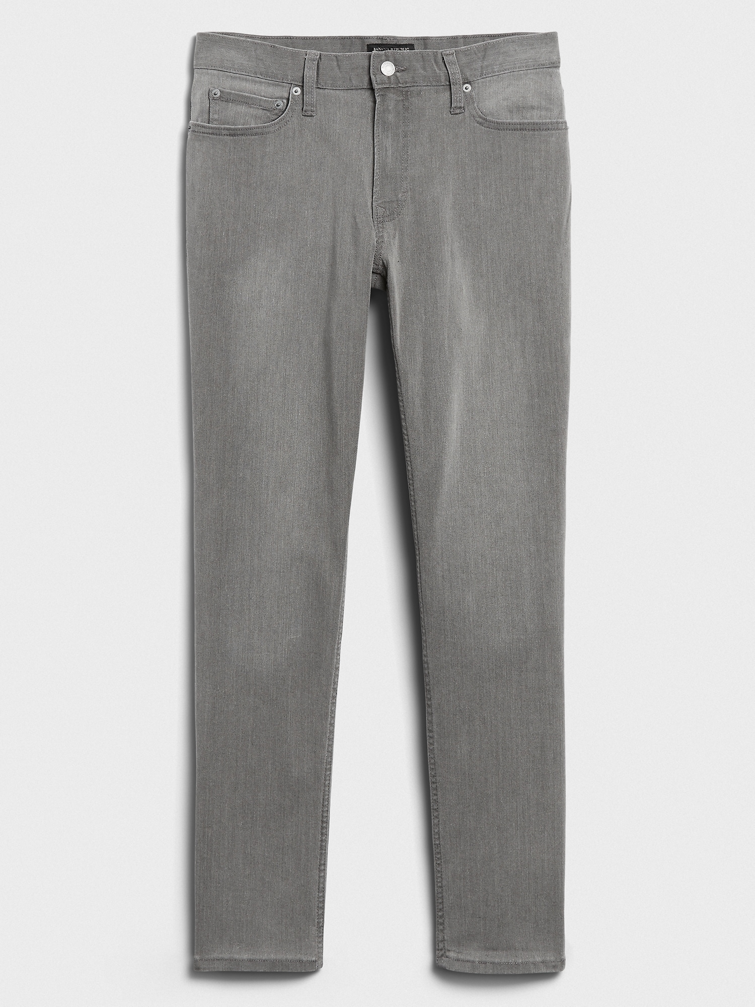 Slim-Fit Stretch Grey Wash Jean