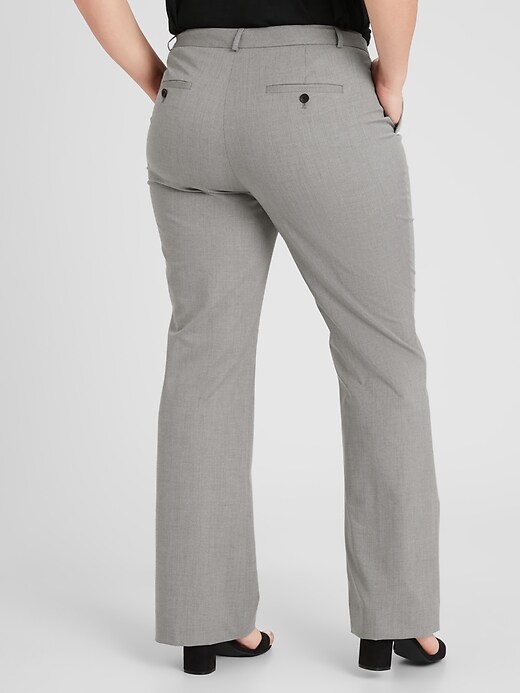 Curvy Logan Light Grey Tailored Trouser
