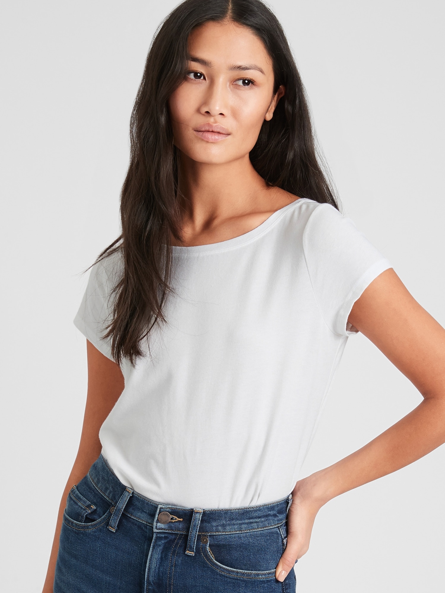 Timeless Ballet-Neck T-Shirt | Banana Republic Factory