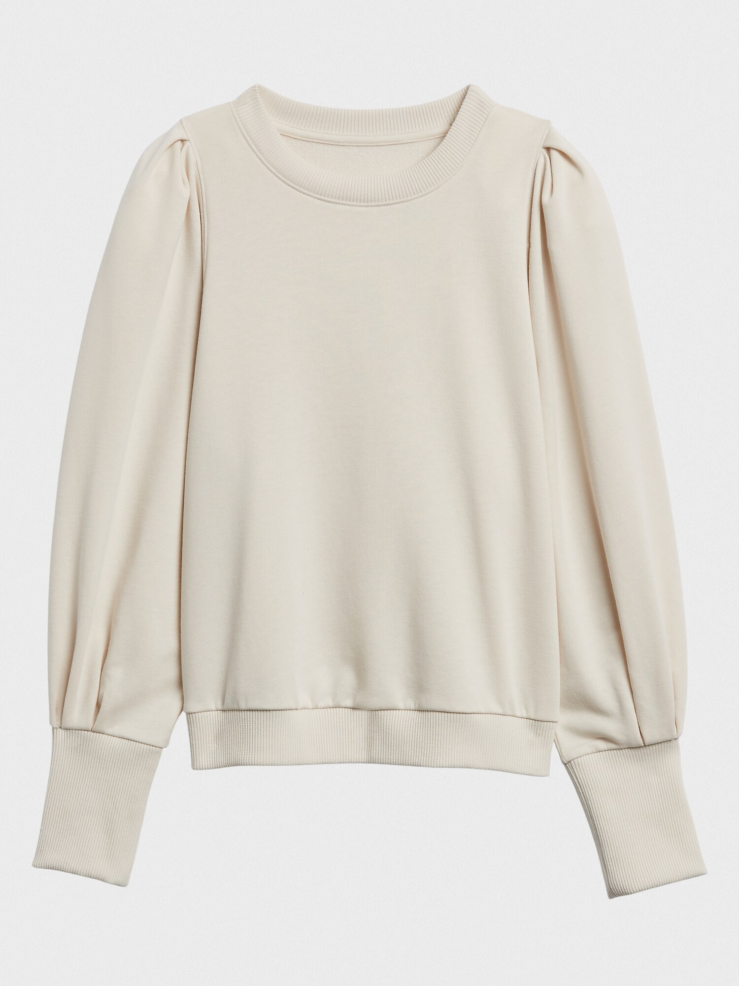 Puff Sleeve Sweatshirt Banana Republic Factory