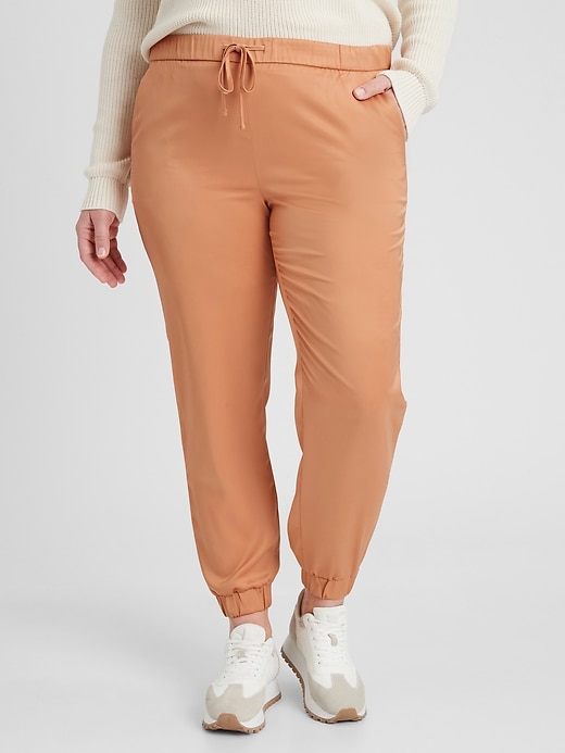 banana republic mixed media jogger pant